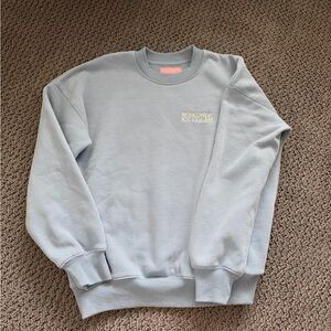 Dandy Worldwide Ice cream Crew Neck - Blue/White